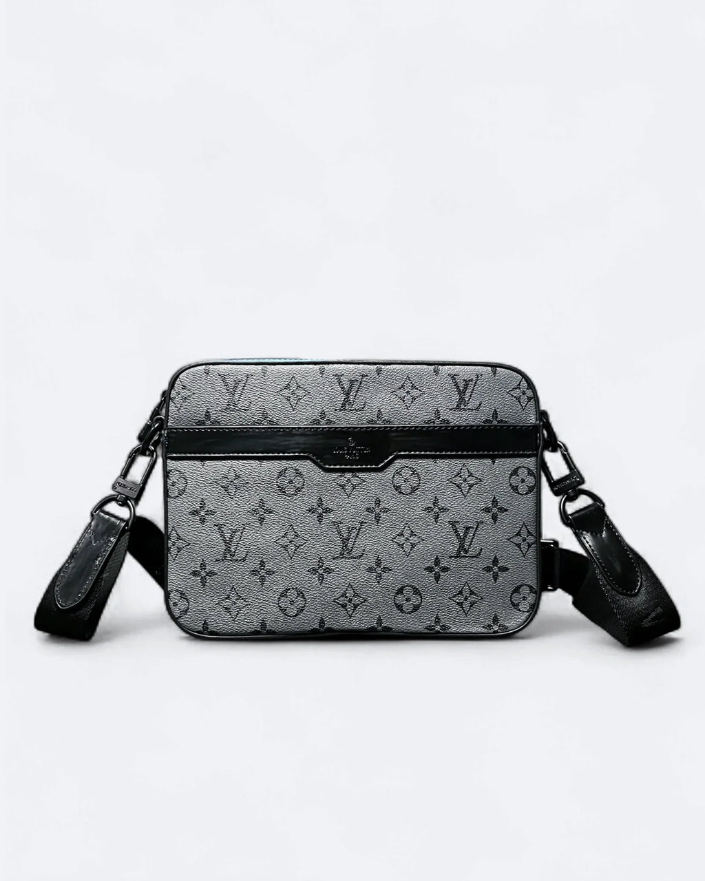 LVTN - Monogram Pattern Trio Set Bags - Gray/Blue
