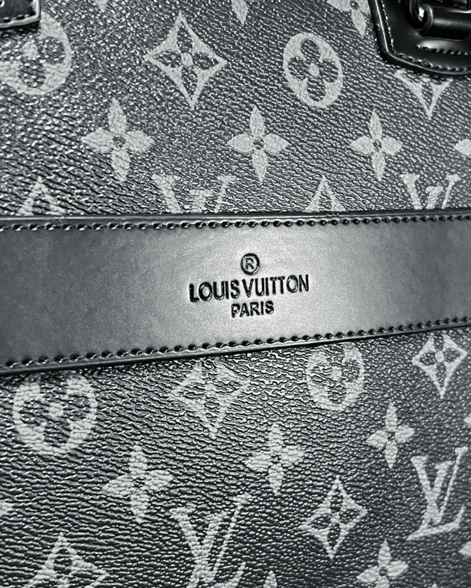 LVTN - Pattern Business Bag - Black