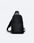 LVTN - Damier Embossed Avenue Crossbody Bag - Black