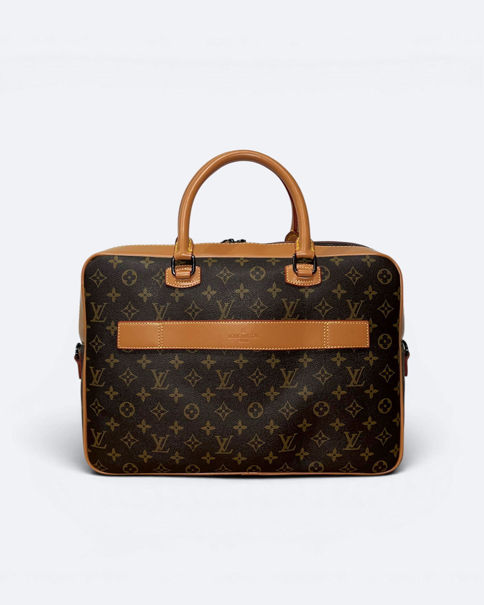 LVTN - Pattern Business Bag - Brown/Caramel
