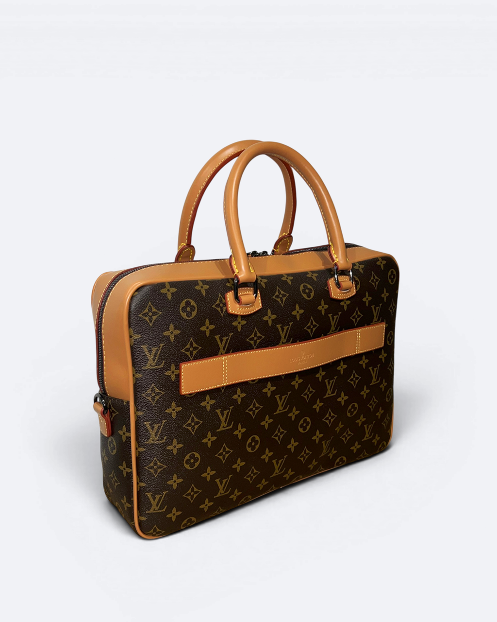 LVTN - Pattern Business Bag - Brown/Caramel