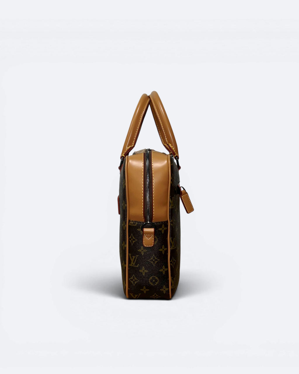 LVTN - Pattern Business Bag - Brown/Caramel