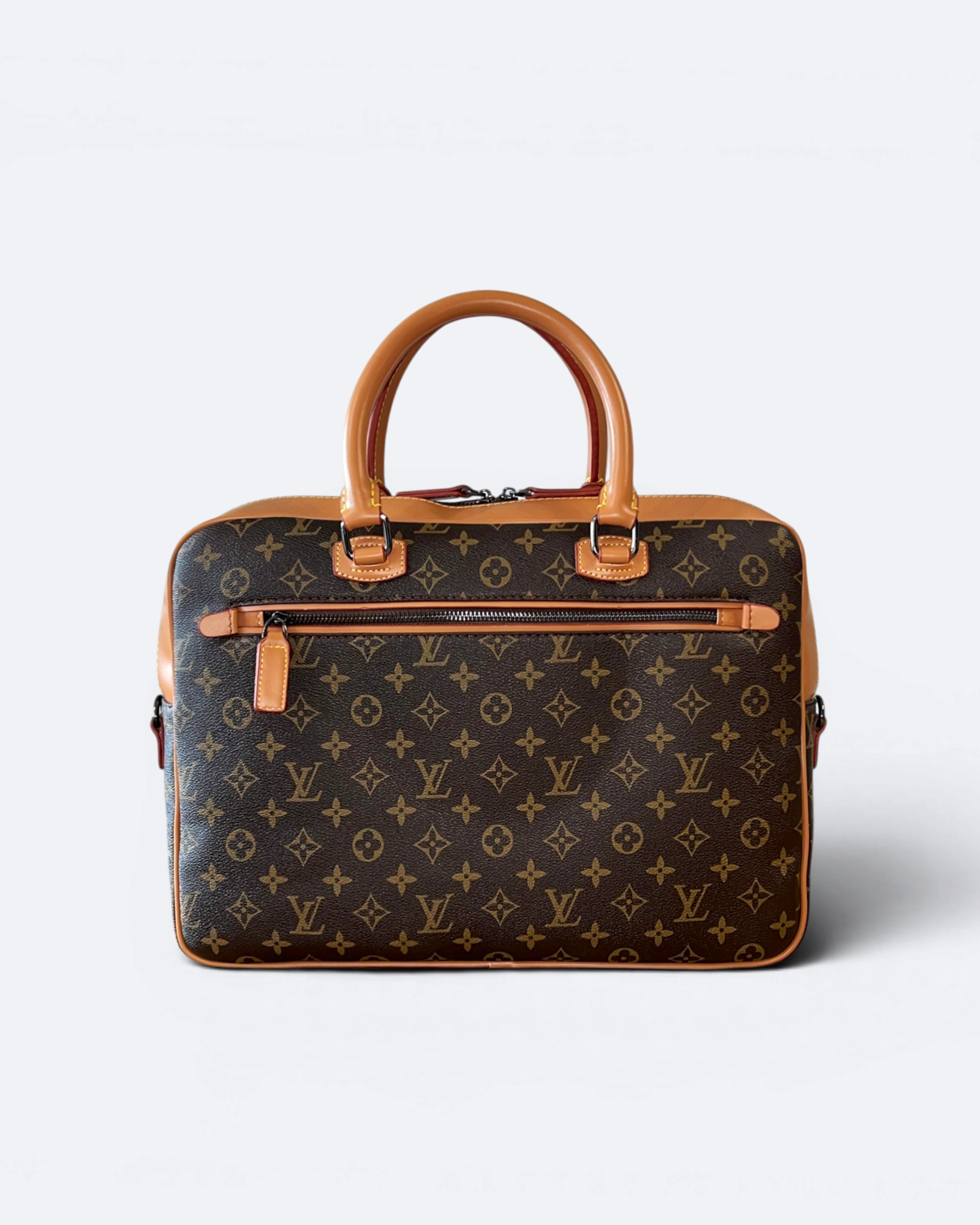 LVTN - Pattern Business Bag - Brown/Caramel