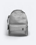 Louis Vuitton - Leather Takeoff Backpack - Gray