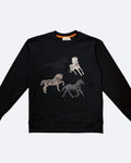 Hermes - Horse Couture Sweatshirt - Black