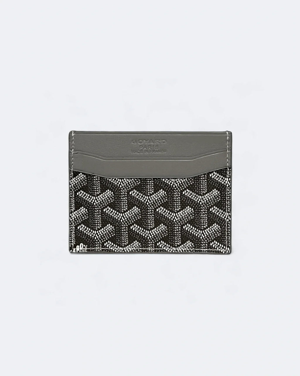Goyard Pattern Cardholder - Light Gray