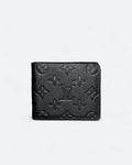 LVTN - LV Pattern Embossed Wallet - Black