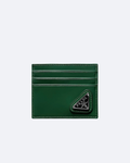 Prada - Logo Plate Cardholder - Dark Green