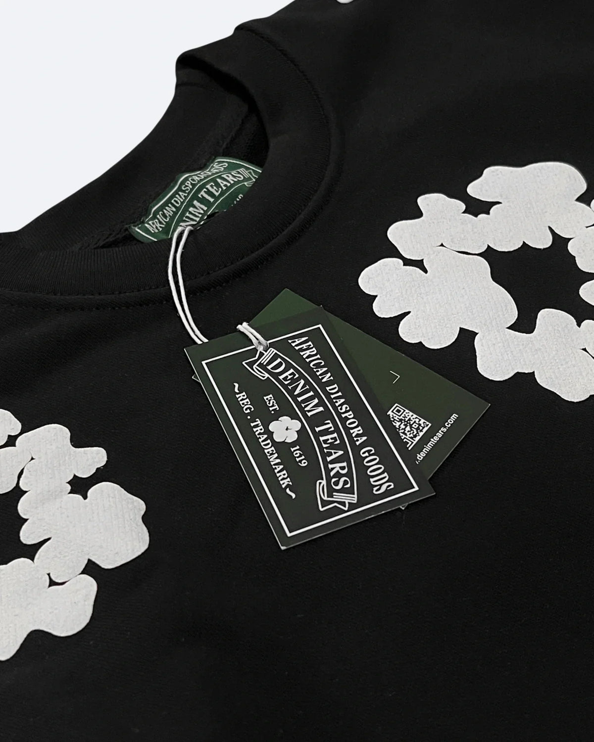 Denim Tears - Cotton Wreath Sweatshirt - Black