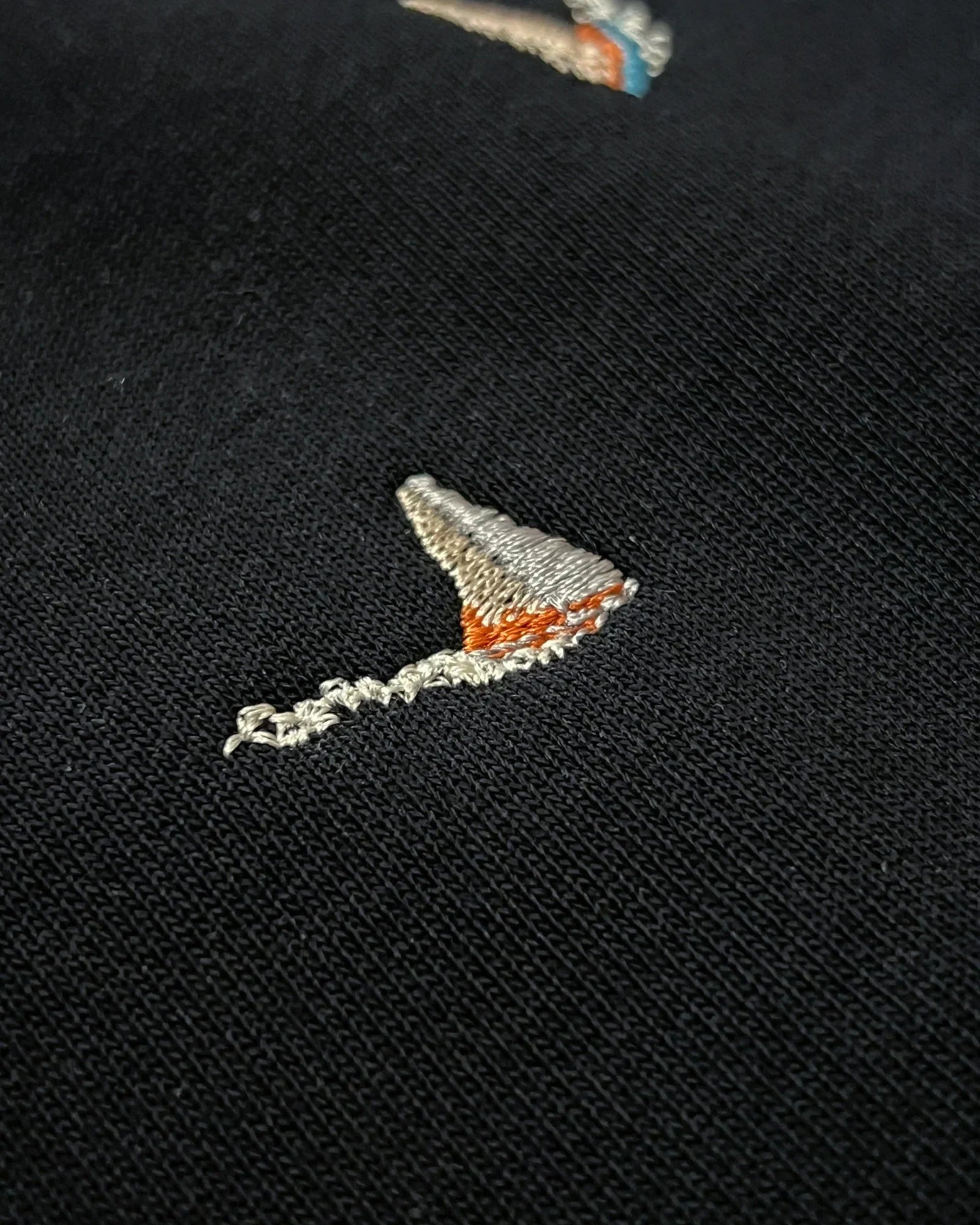 LVTN - Monogram Boats Embroidery Hoodie - Black
