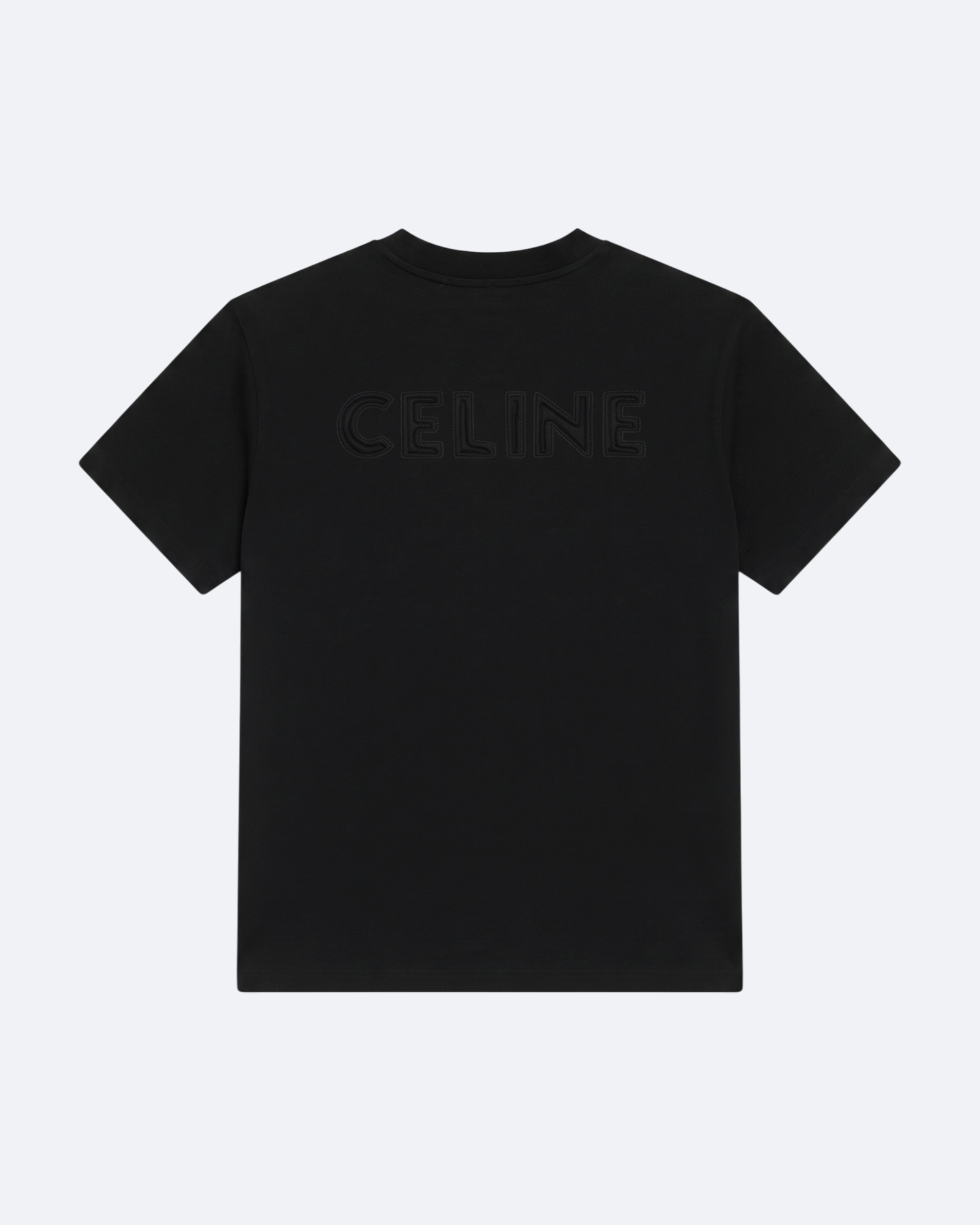 Celine - Applique Logo T-Shirt - Black