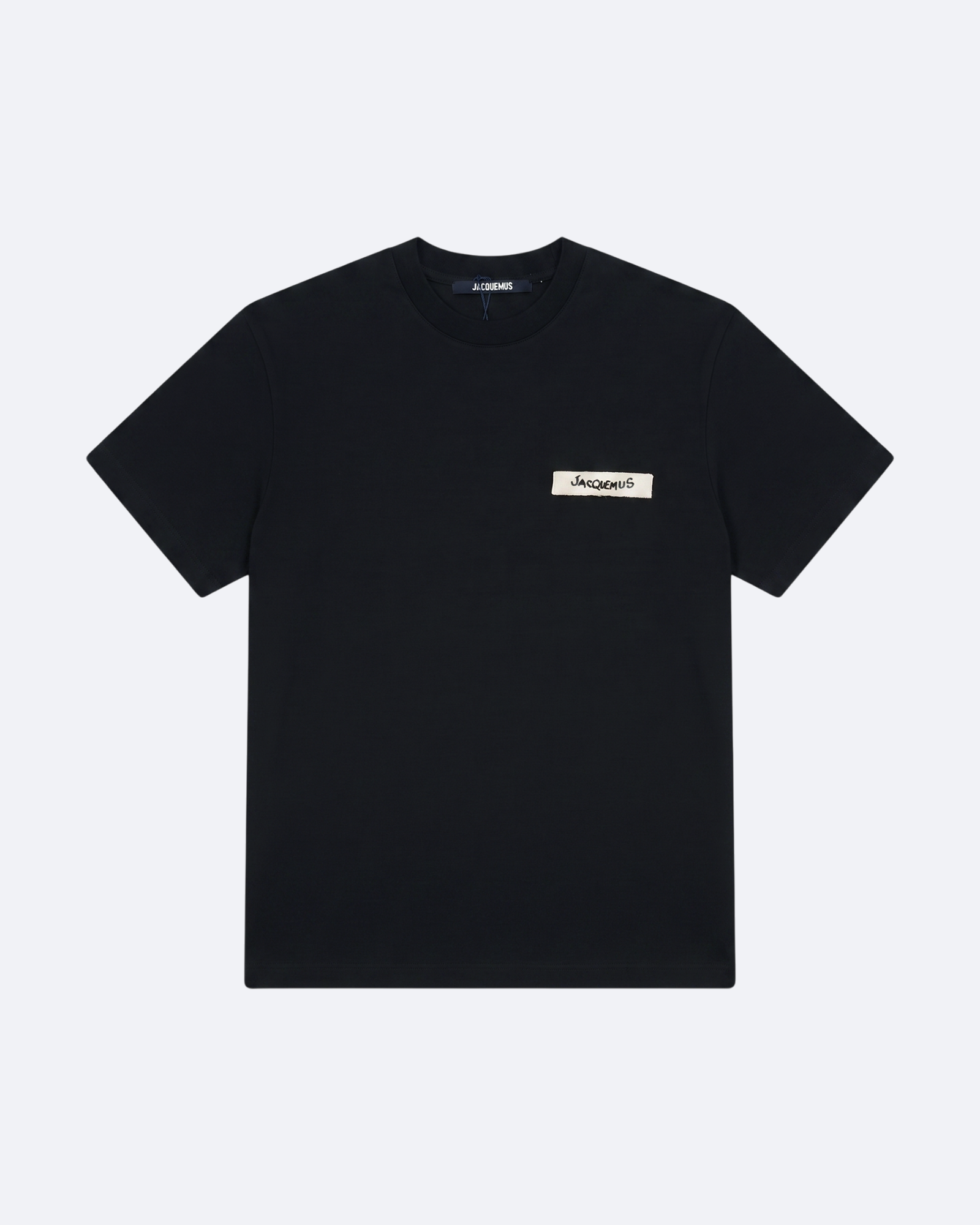 Jacquemus - Woven Label T-Shirt - Black