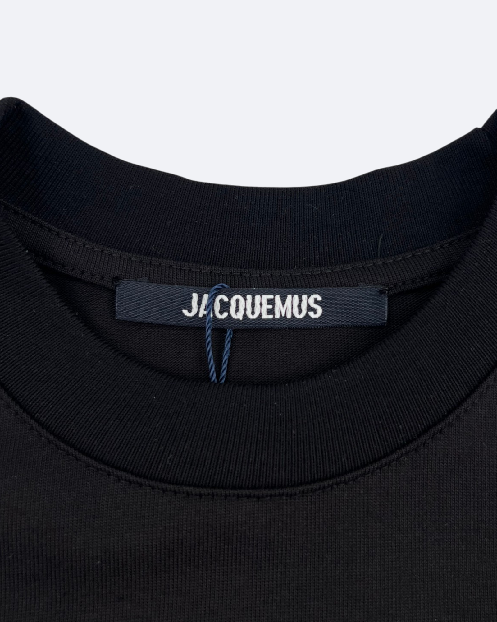 Jacquemus - Woven Label T-Shirt - Black