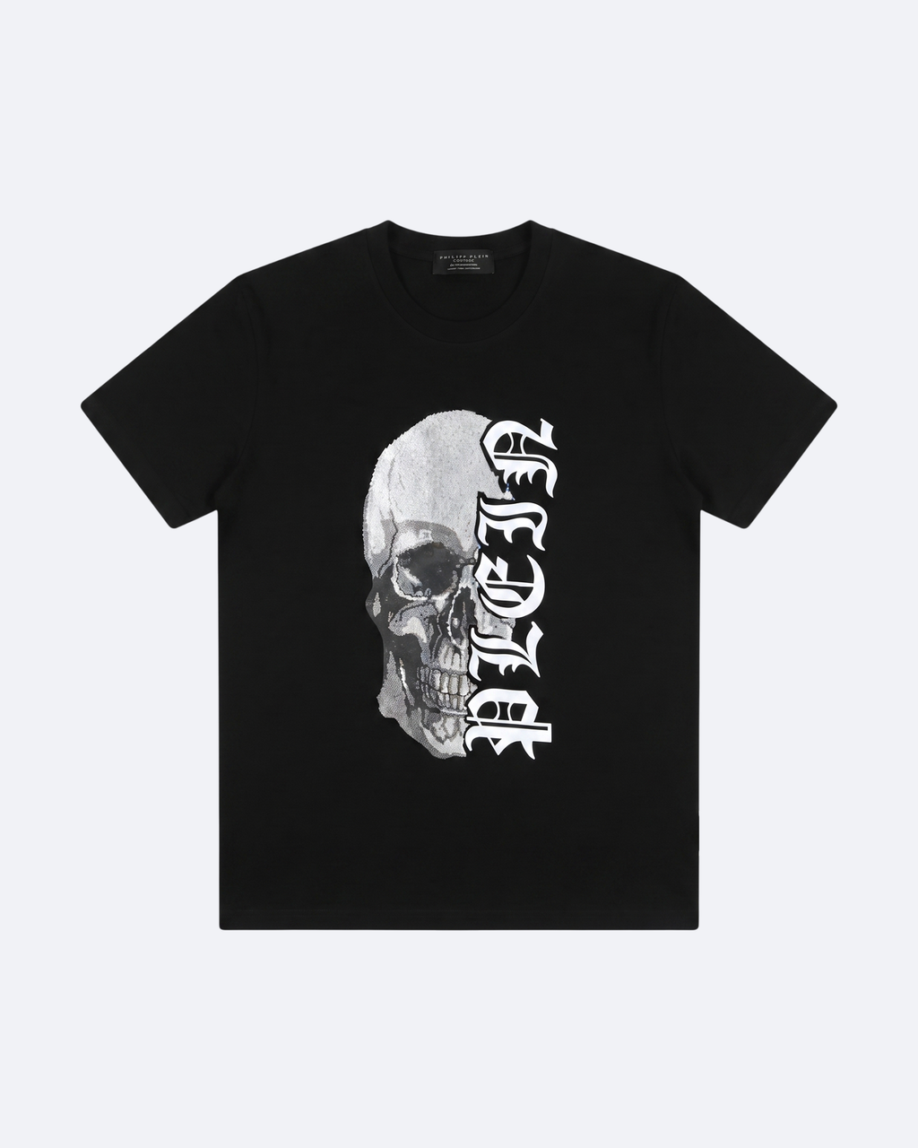 Philip Plein - Half-Skull T-Shirt - Black