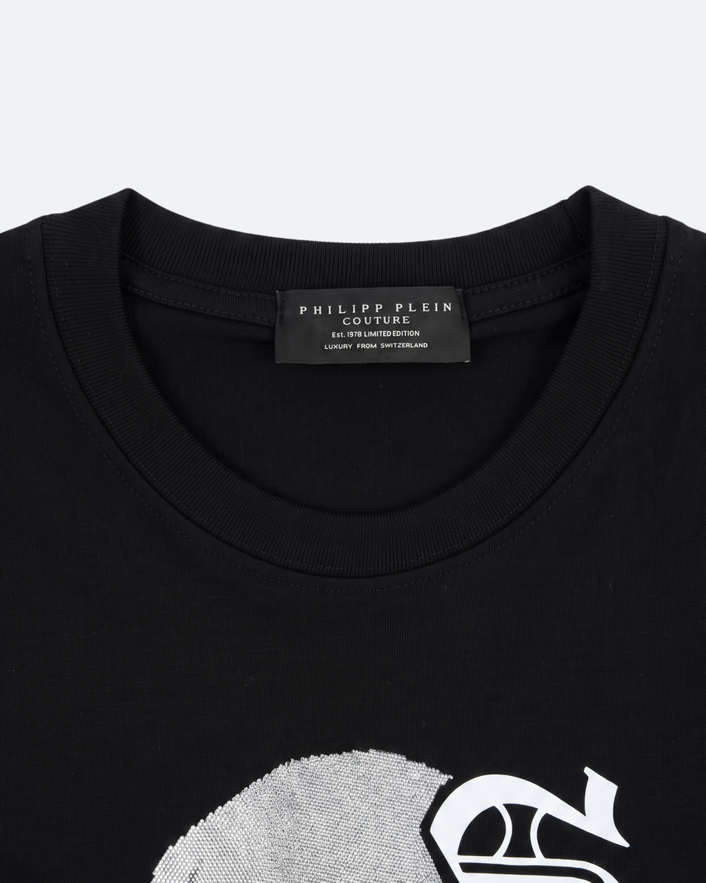 Philip Plein - Half-Skull T-Shirt - Black