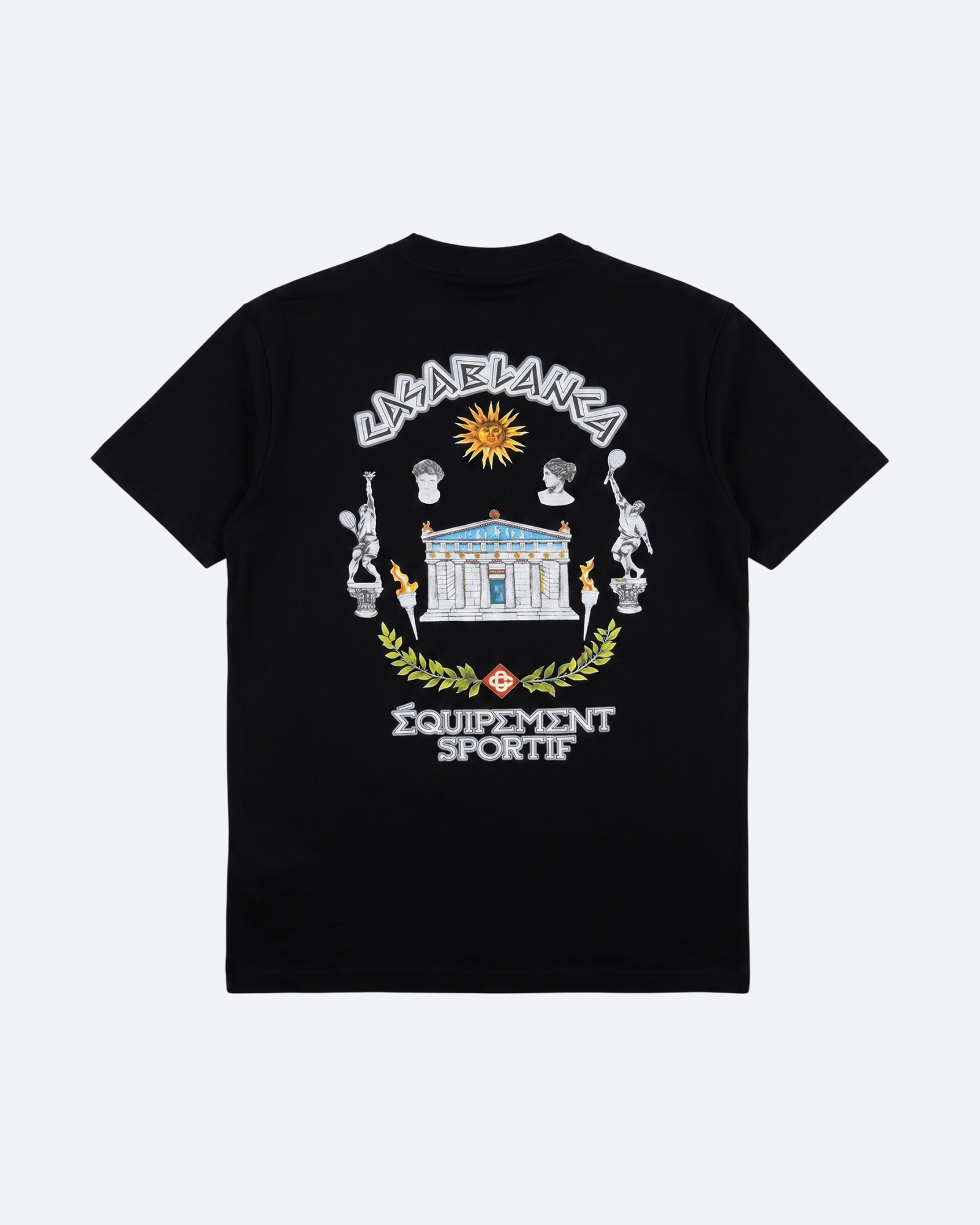Casablanca - Olympia Print T-Shirt - Black