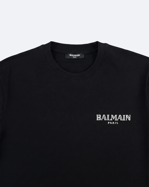 Balmain - Embossed Logo T-Shirt - Black