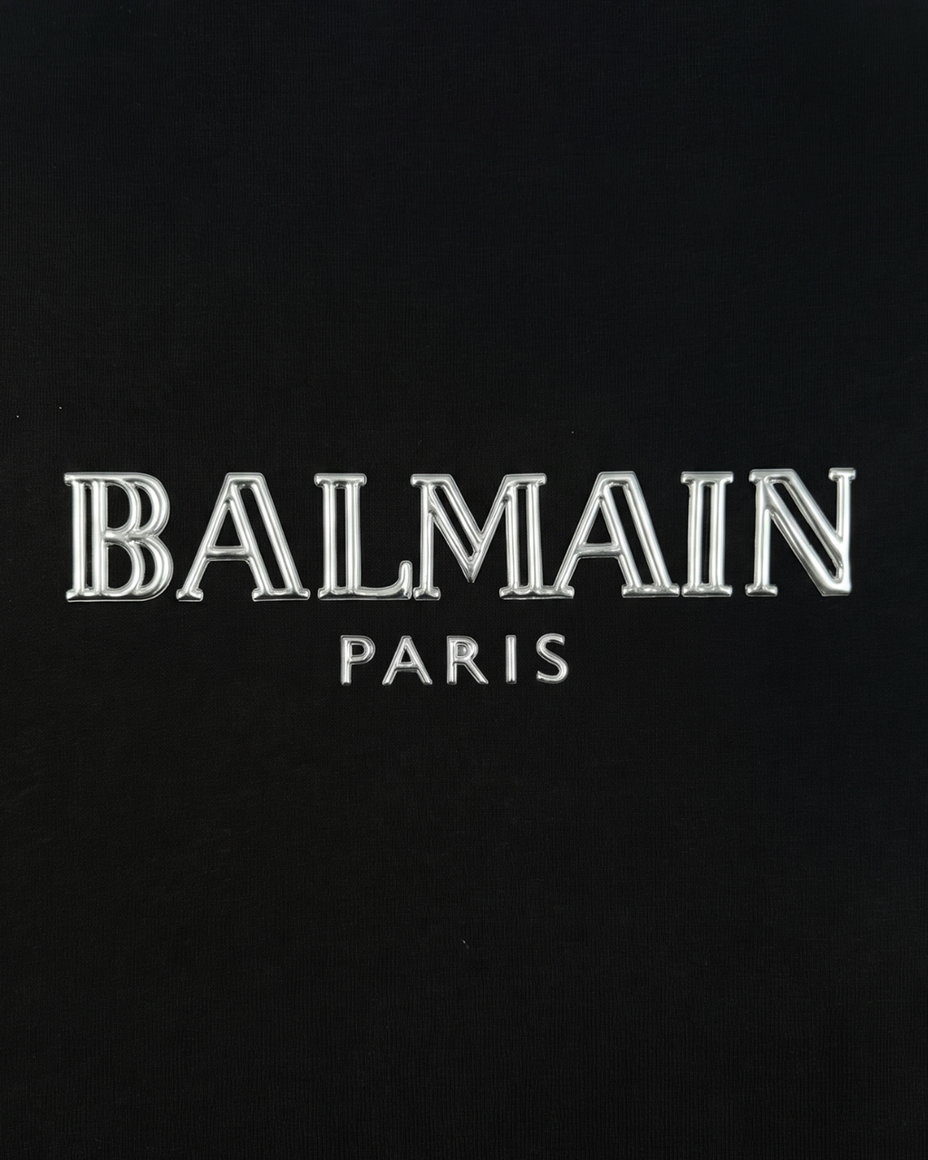 Balmain - Embossed Logo T-Shirt - Black