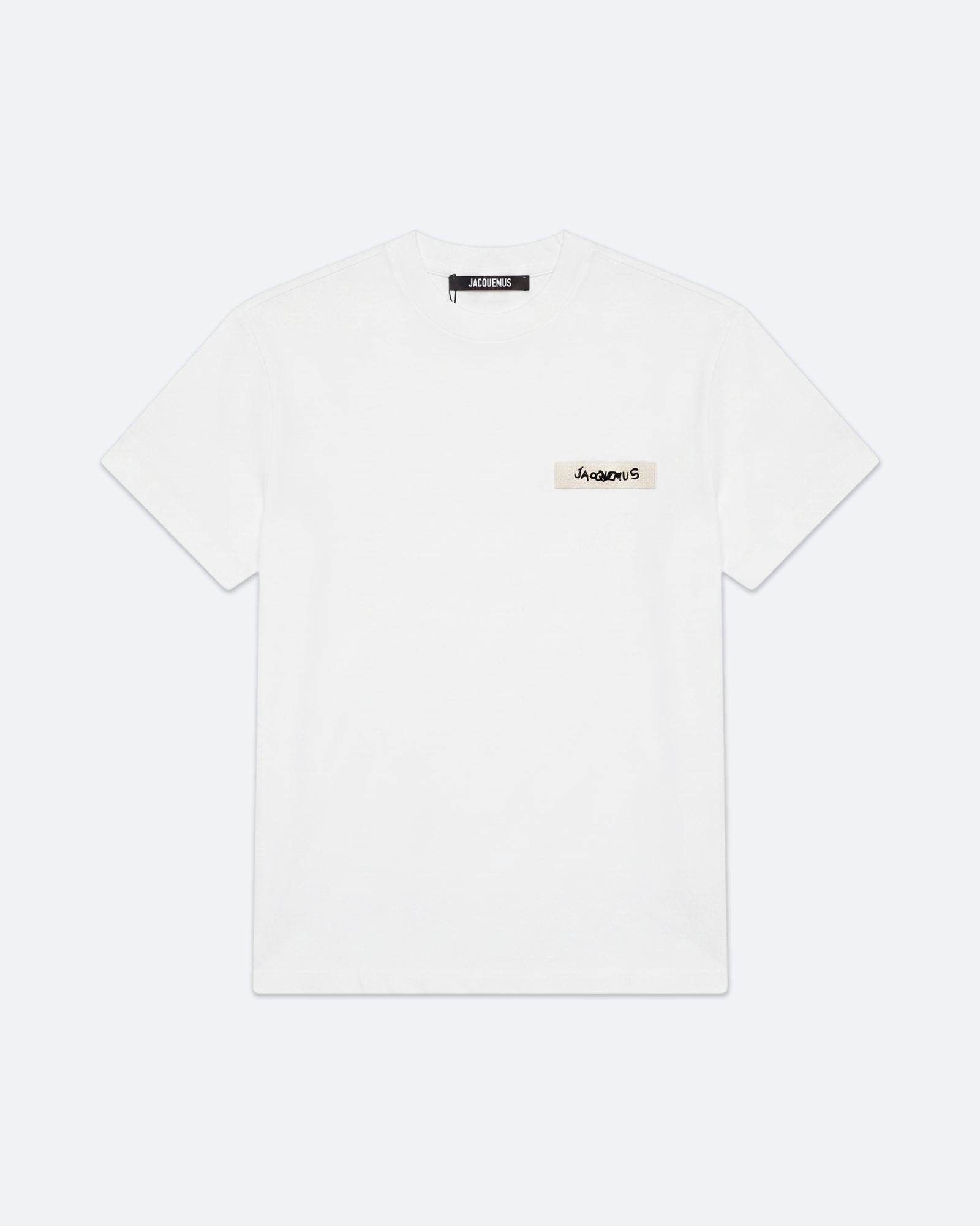 Jacquemus - Woven Label T-Shirt - White