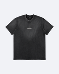 Balenciaga - Classic Logo Distressed T-Shirt - Dark Gray