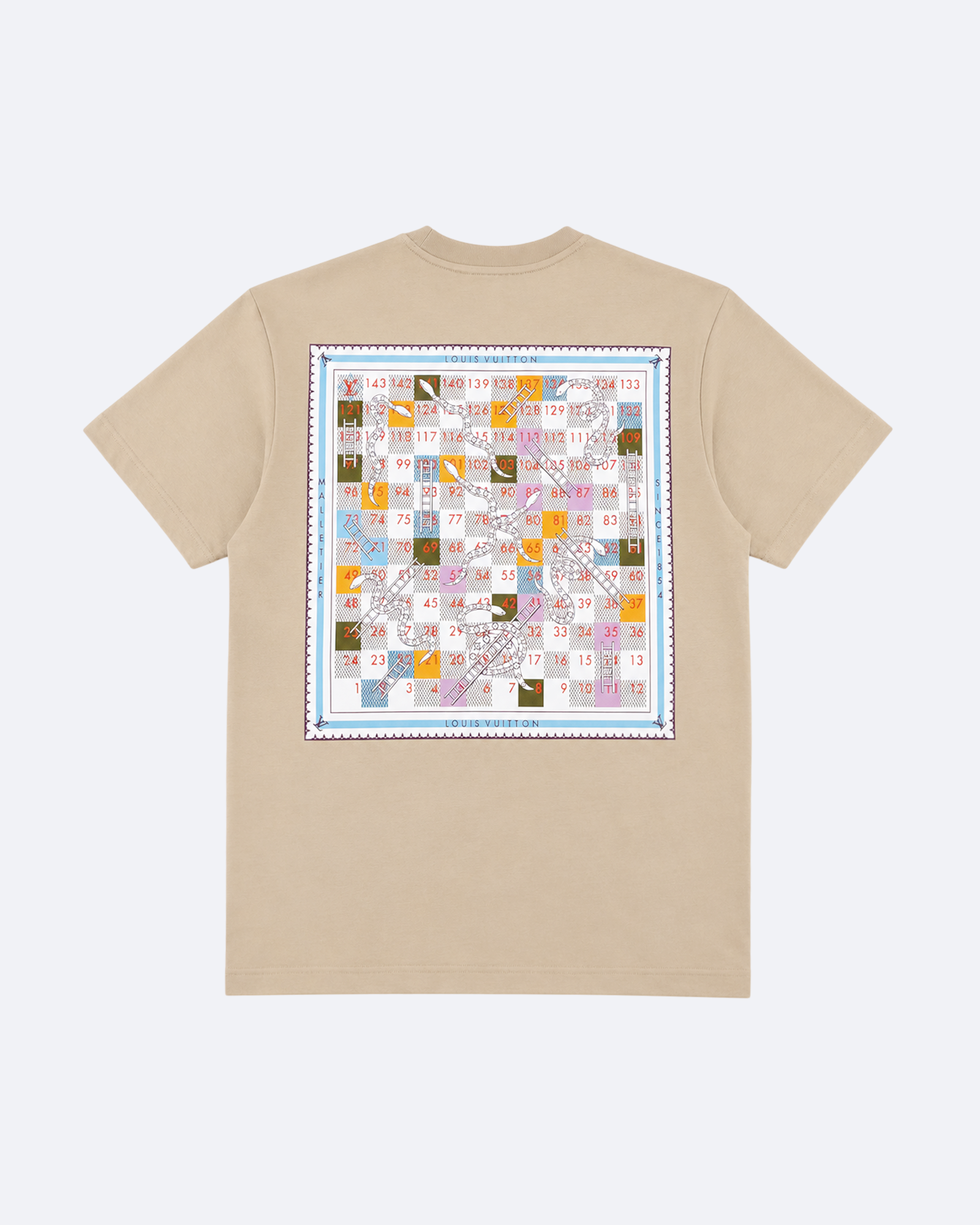 LVTN - Snakes and Ladders T-Shirt - Cream