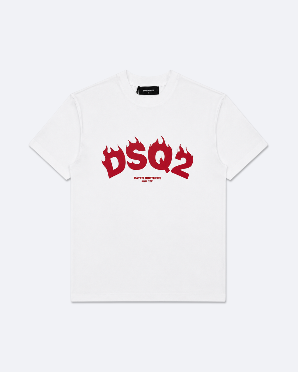 Dsquared2 - Flames Logo T-Shirt - White