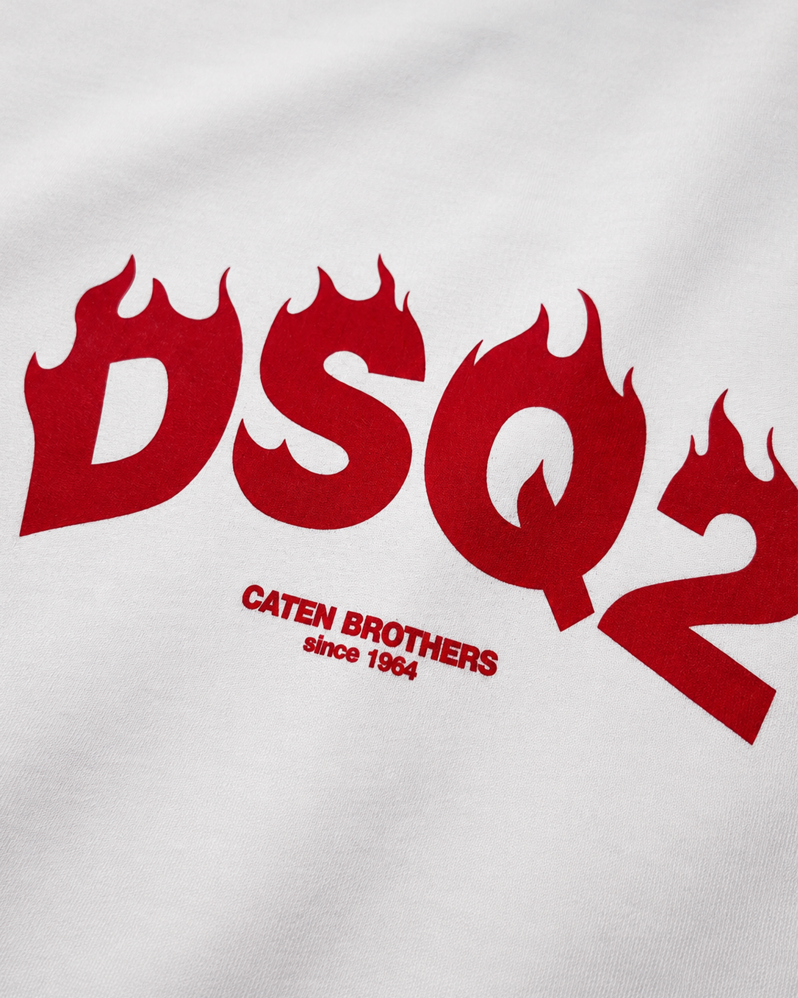 Dsquared2 - Flames Logo T-Shirt - White