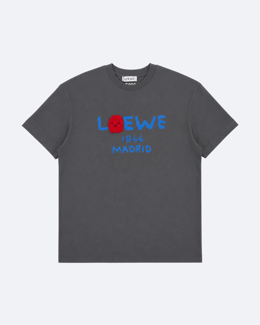 Loewe - Lion Head Logo T-Shirt - Gray