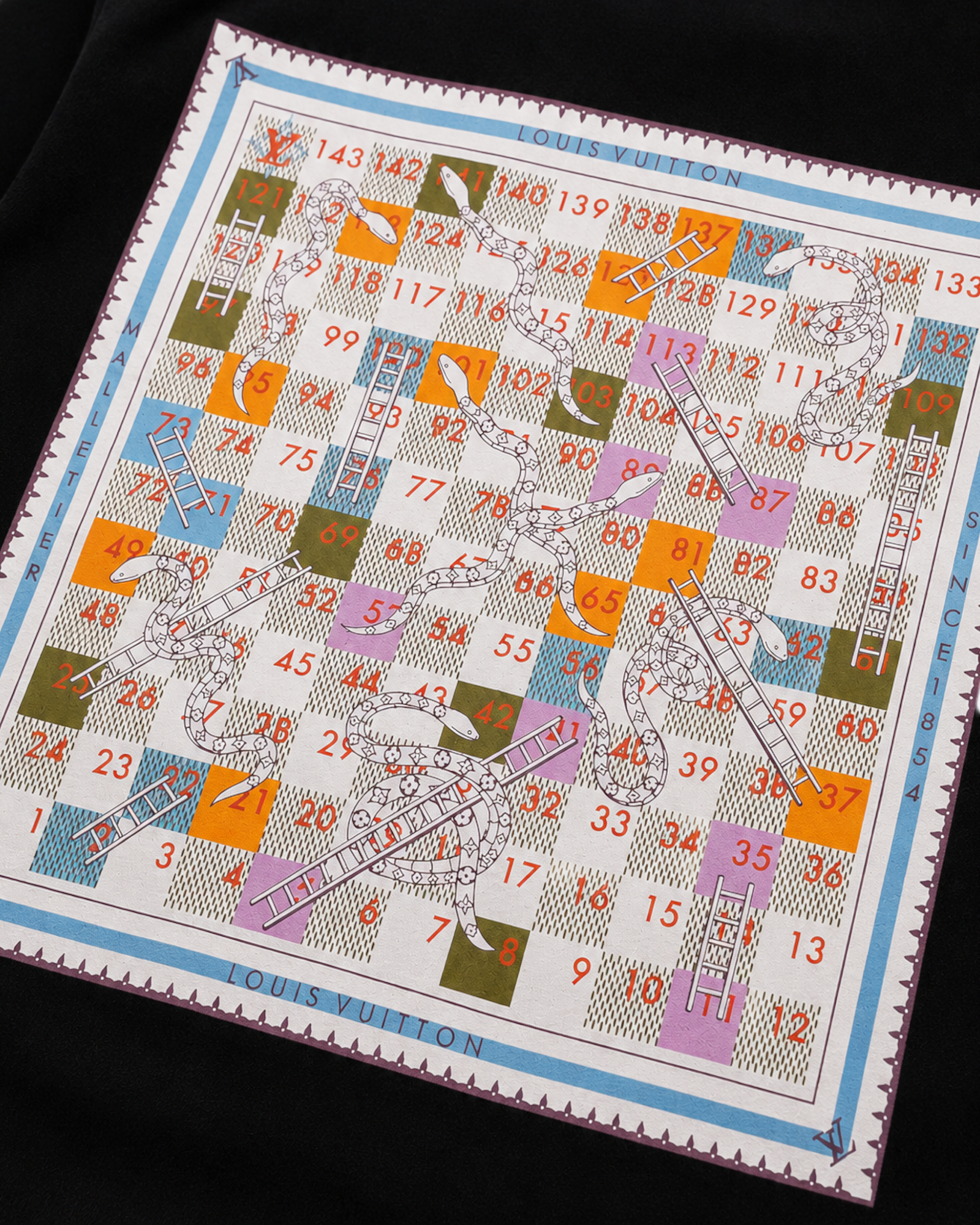 LVTN - Snakes and Ladders T-Shirt - Black