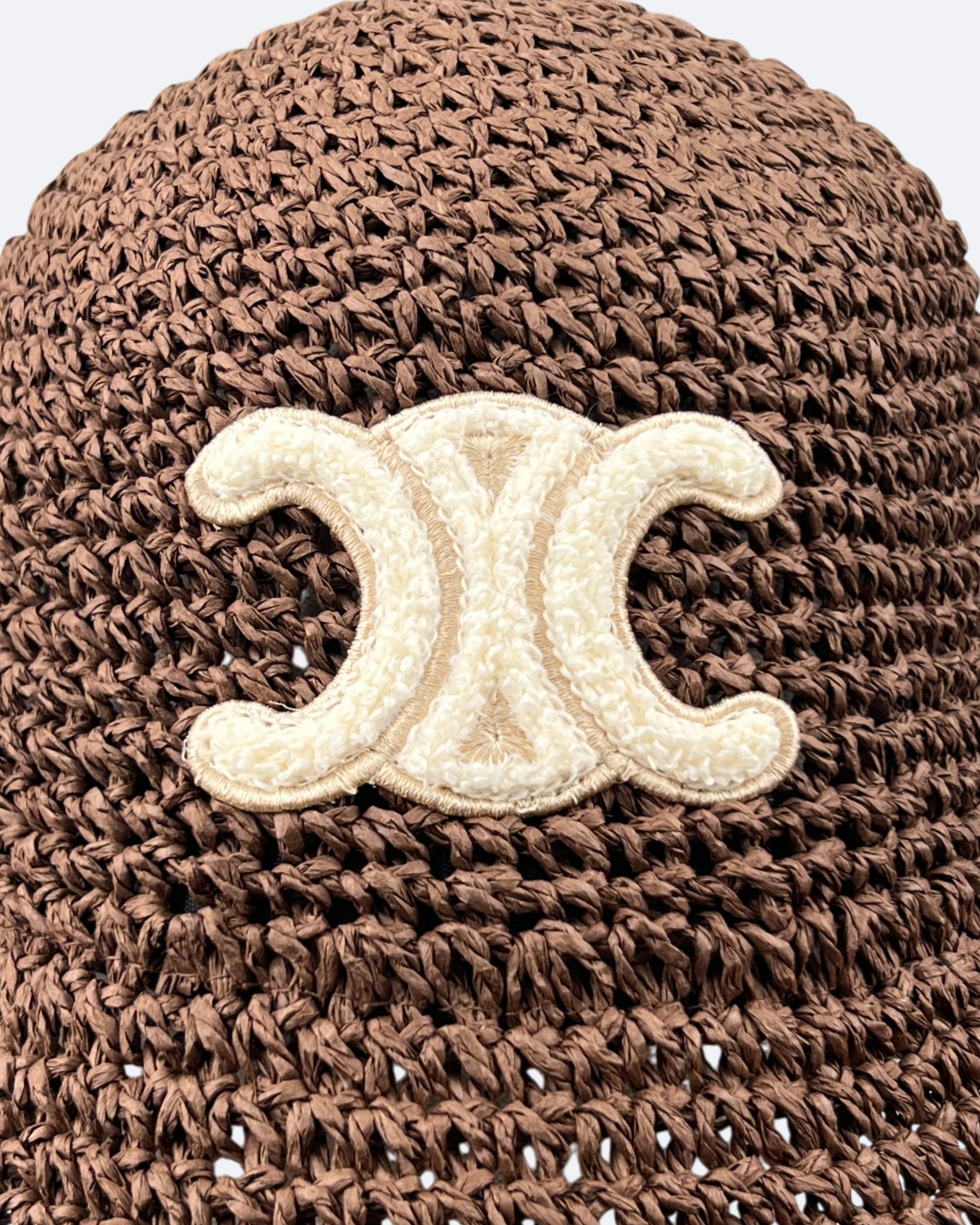 Celine - Woven Bucket Hat - Brown