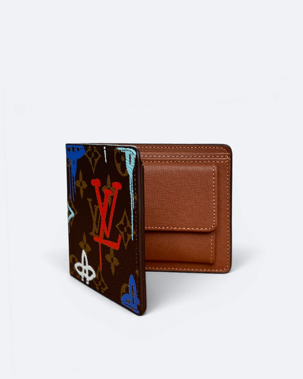 LVTN - Graffiti Monogram Wallet - Brown