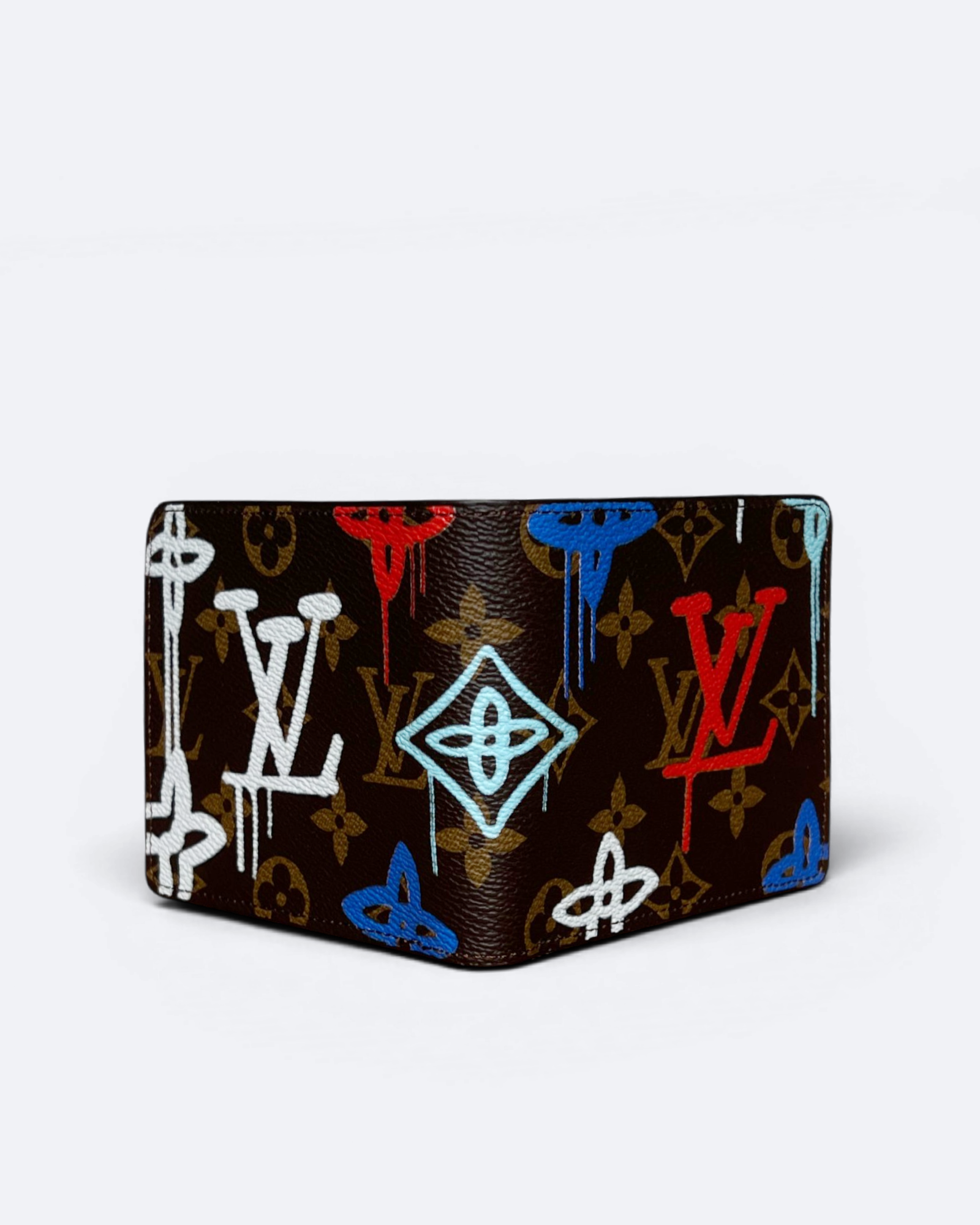 LVTN - Graffiti Monogram Wallet - Brown