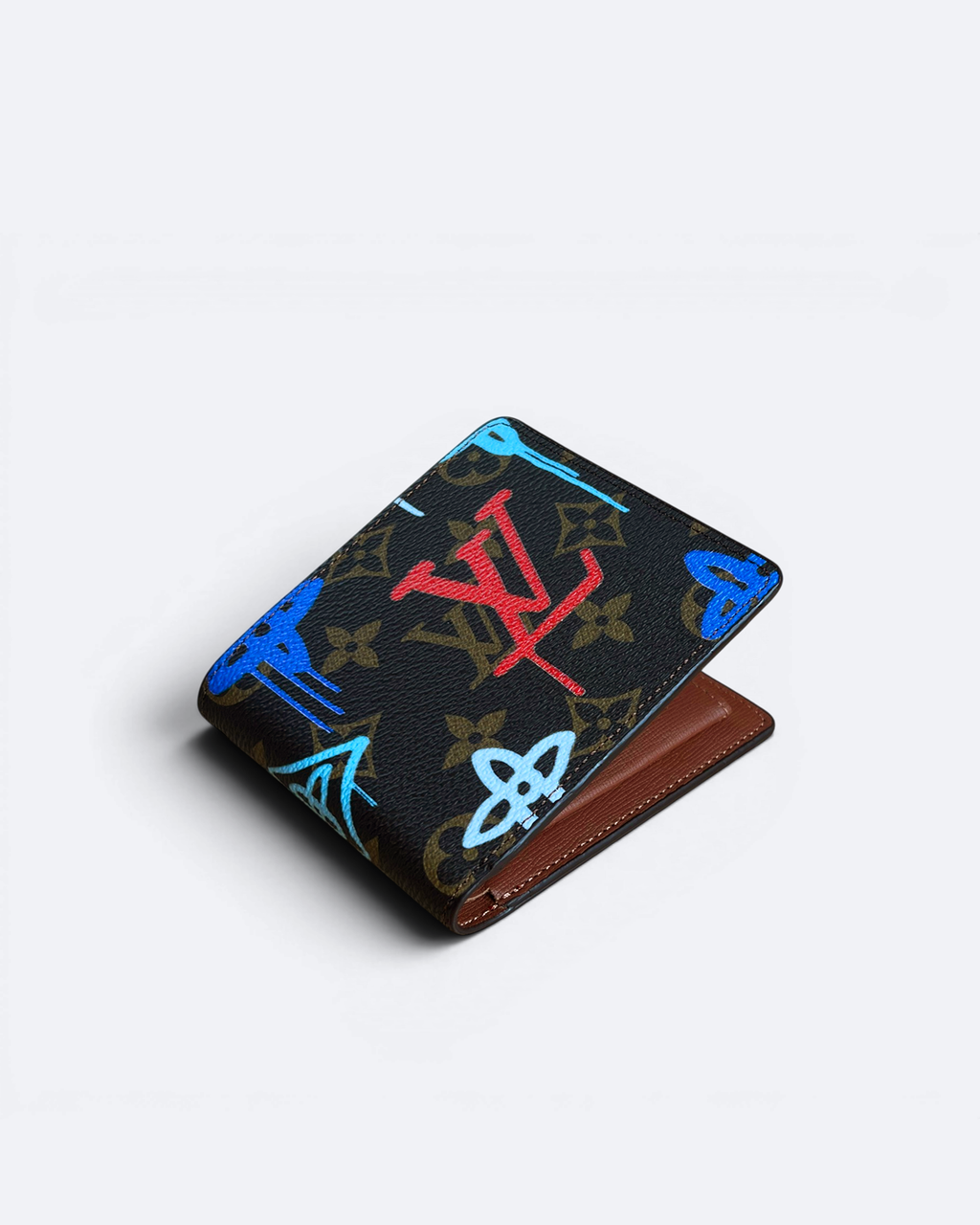 LVTN - Graffiti Monogram Wallet - Brown