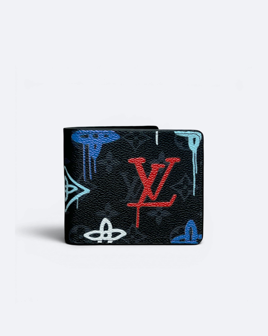 LVTN - Graffiti Monogram Wallet - Black