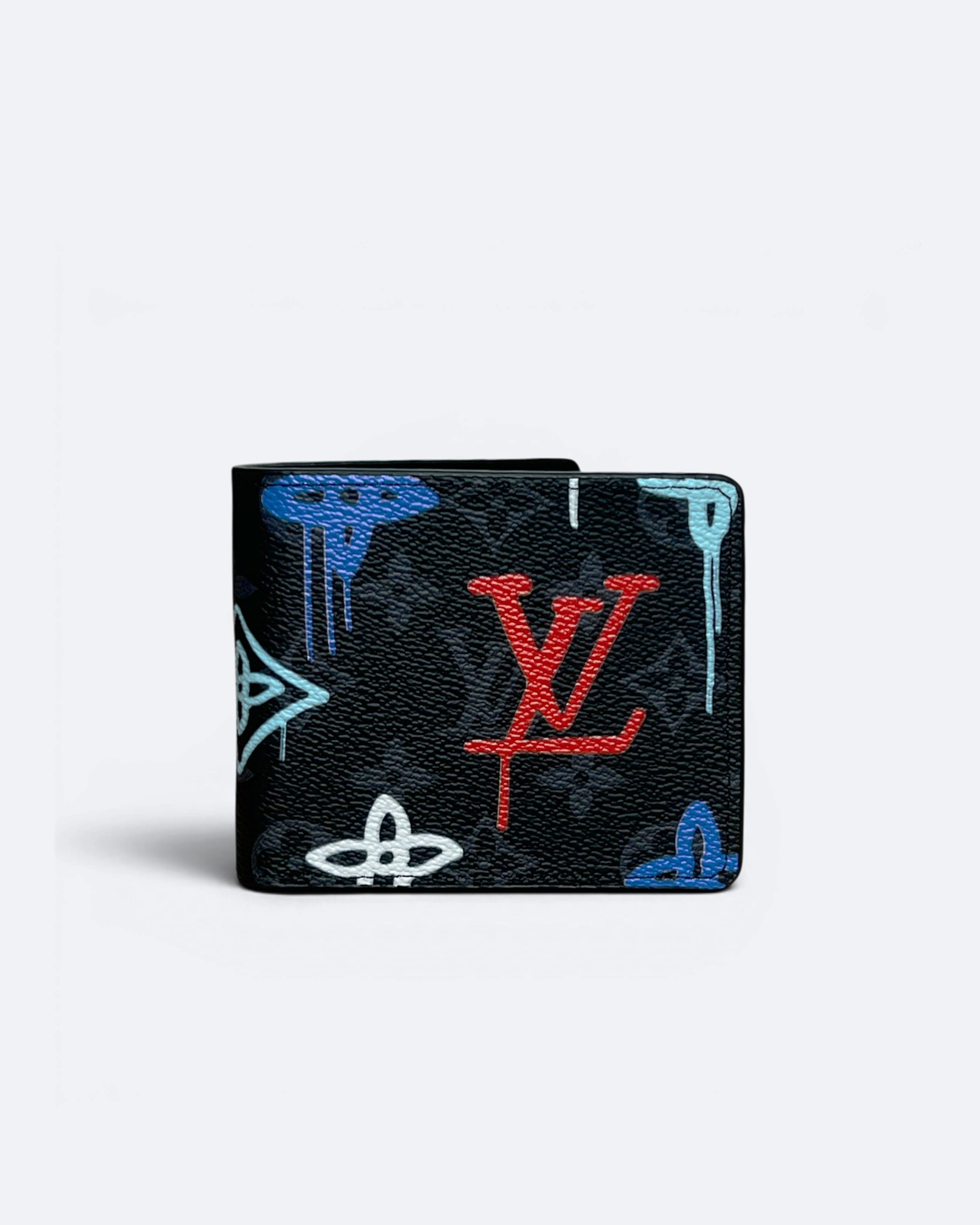 LVTN - Graffiti Monogram Wallet - Black