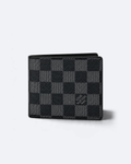 LVTN - Damier Pattern Wallet - Black