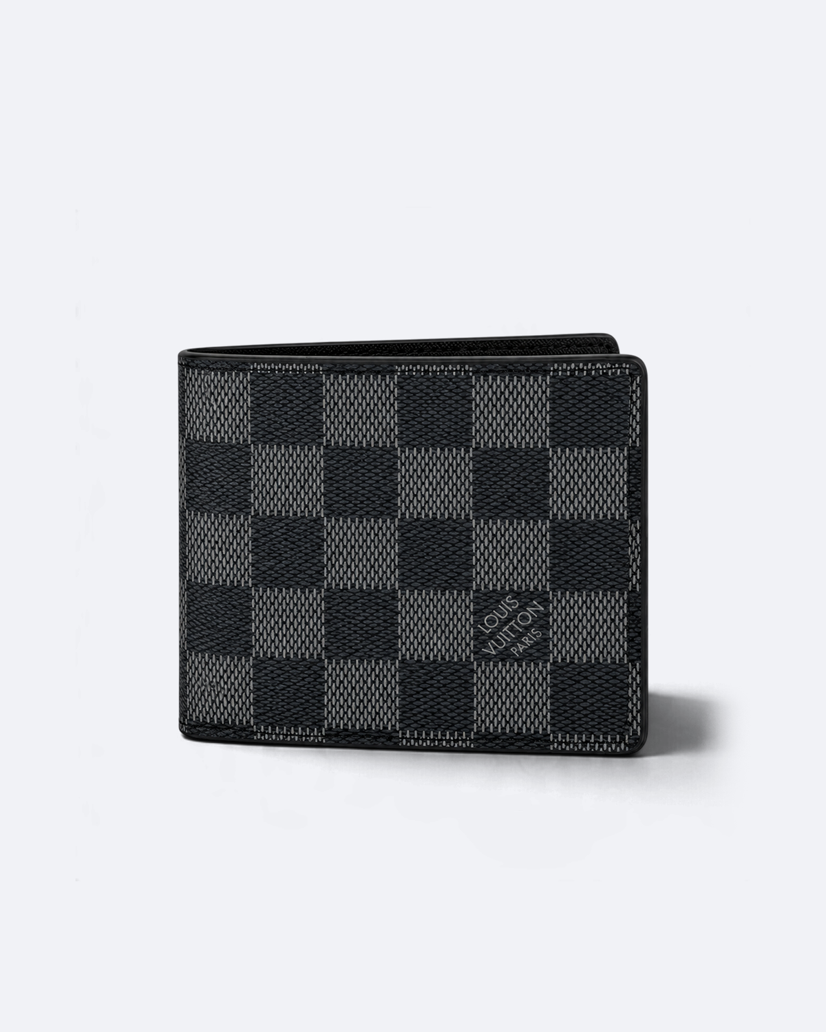 LVTN - Damier Pattern Wallet - Black