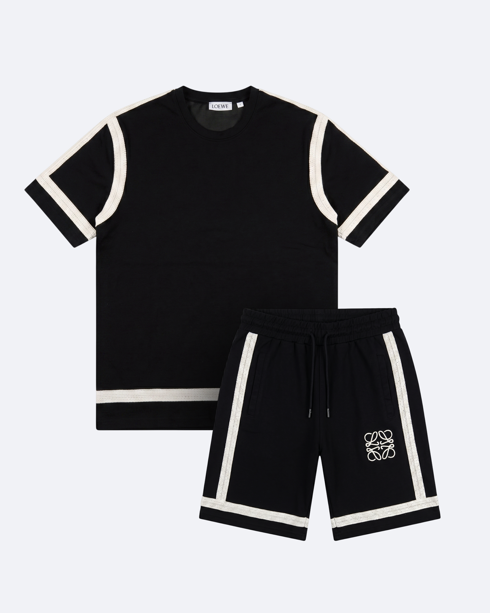 Loewe - Knitted Stripes Summer Set - Black