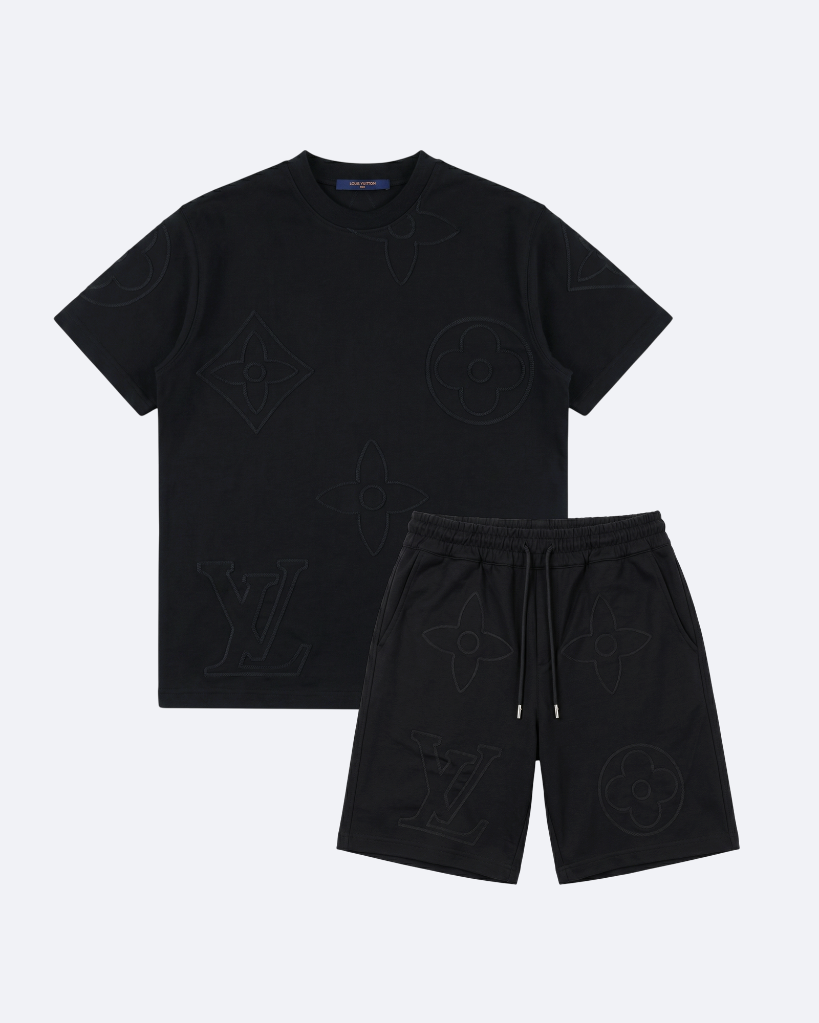 LVTN - Monogram Embroidery Summer Set - Black