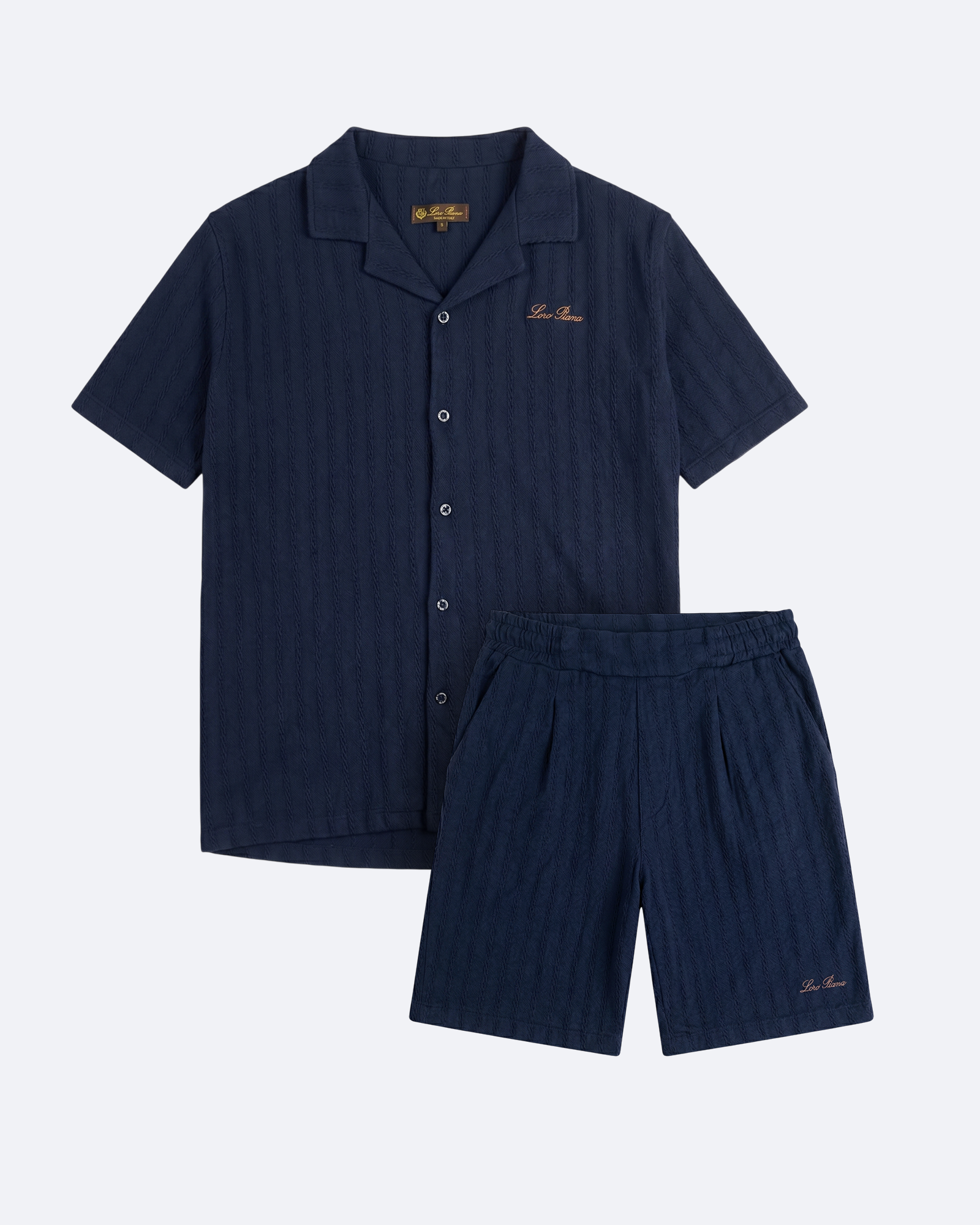 Loro Piana - Striped Summer Set - Dark Blue