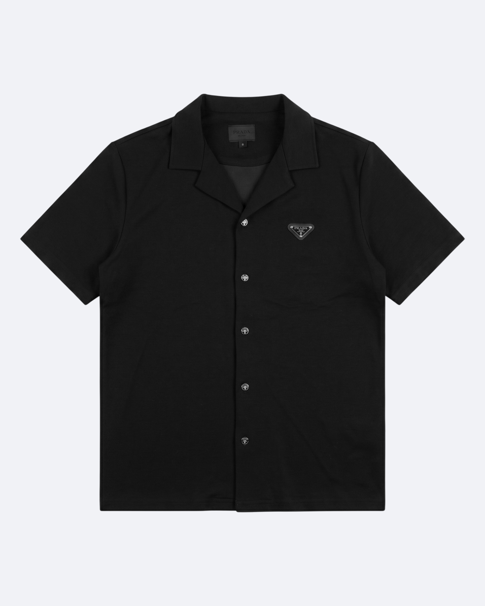 Prada - Plate Logo Shirt Summer Set - Black