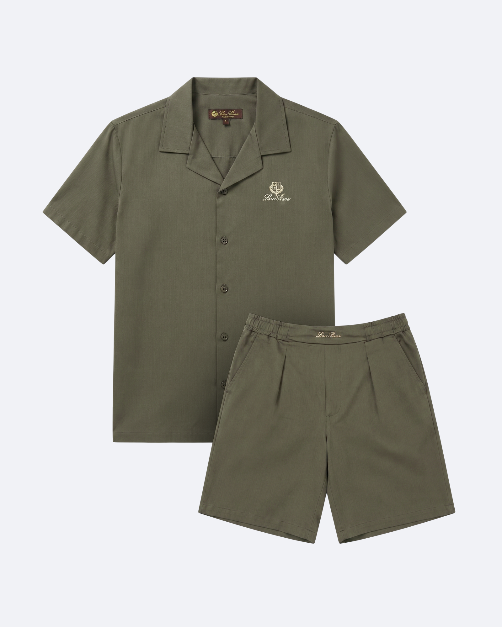 Loro Piana - Logo Embroidery Summer Set - Green