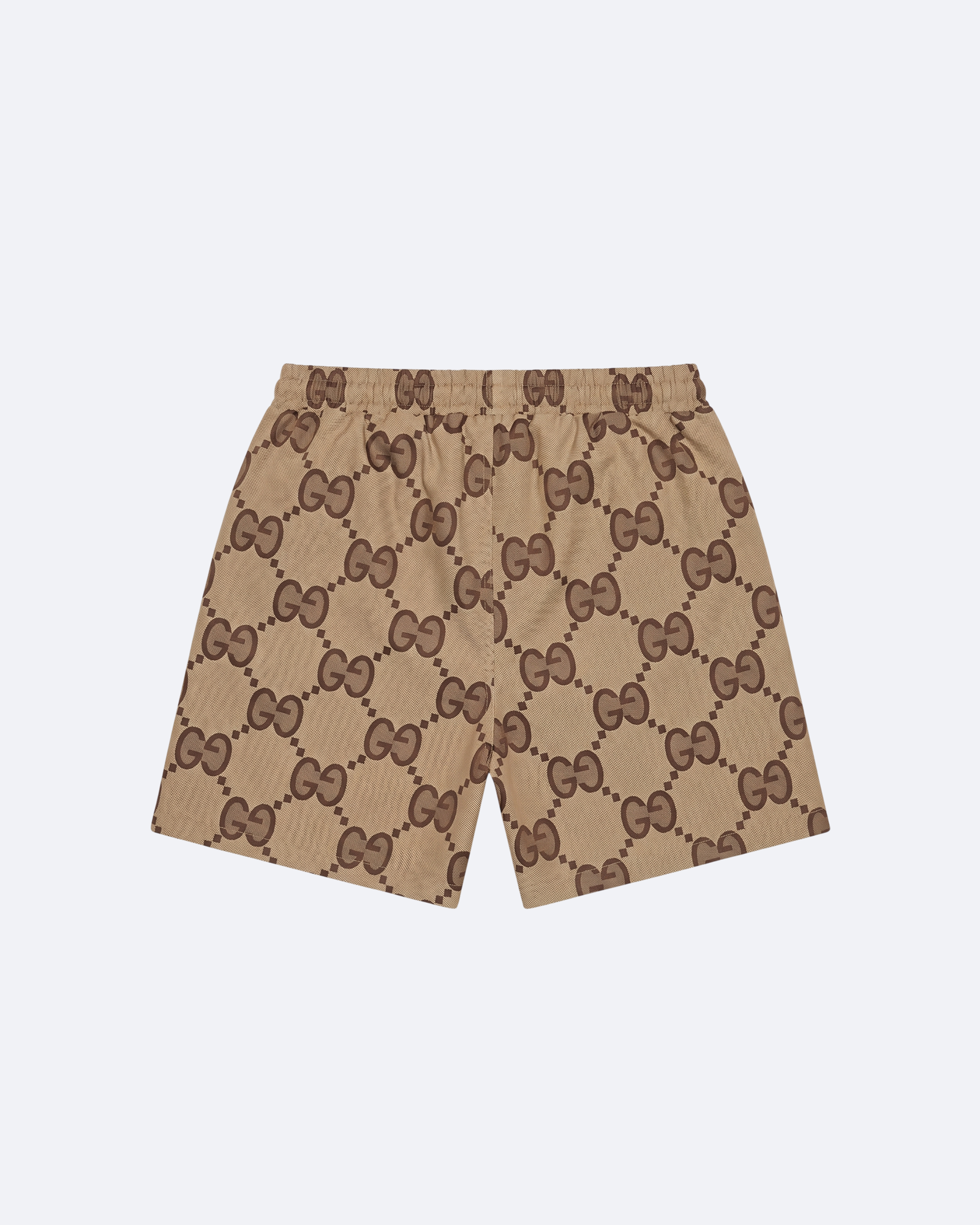 GC - GG Monogram Swim Shorts - Beige