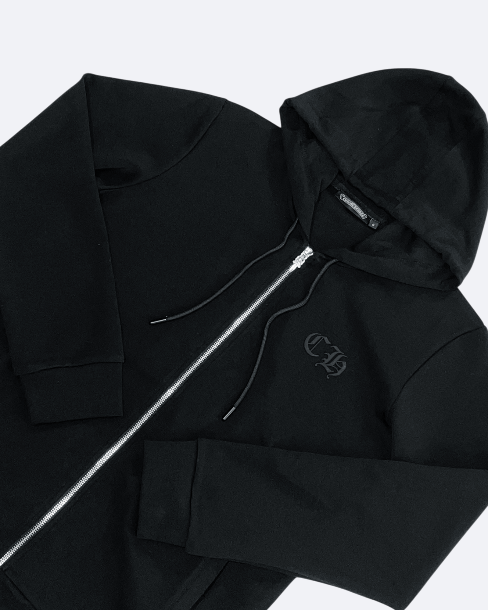 Chrome Hearts - Black Logo Zip Set - Black