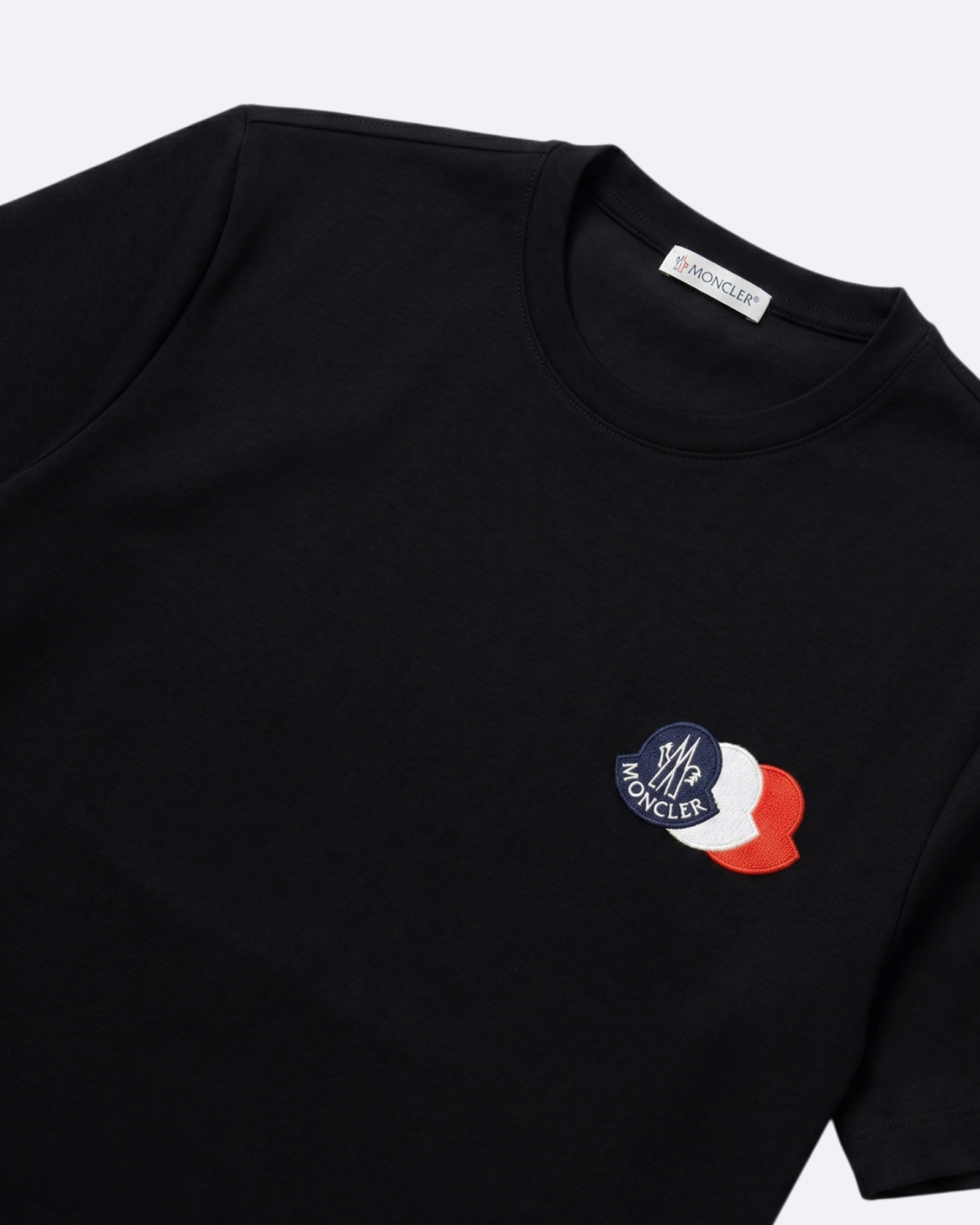 Moncler - Triple Logo Embroidery Summer Set - Black