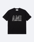 AMI - Outline Logotype T-Shirt - Black