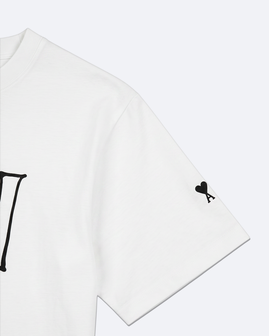 AMI - Outline Logotype T-Shirt - White