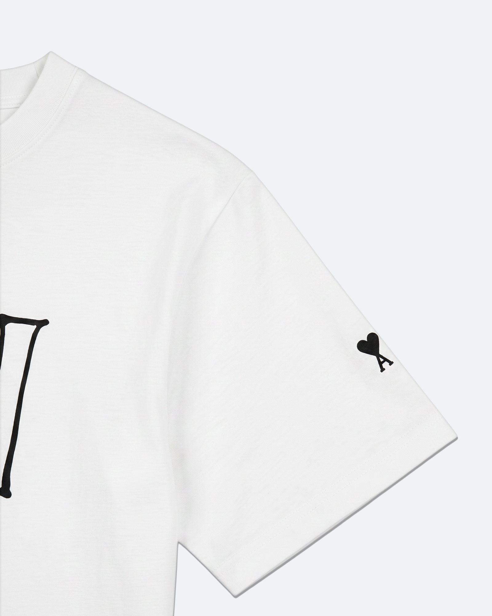 AMI - Outline Logotype T-Shirt - White
