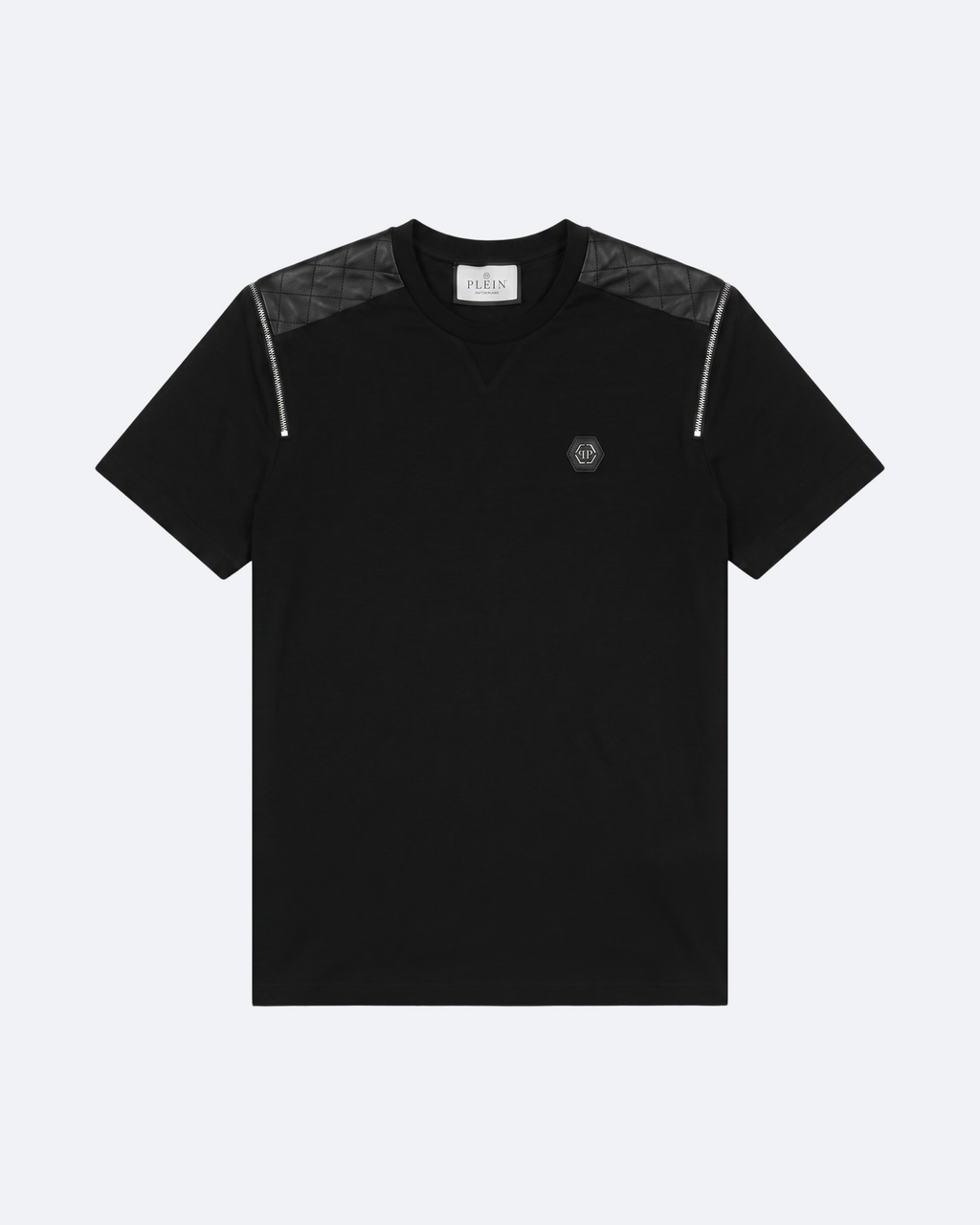 Philipp Plein - Sleeve Zip T-Shirt - Black