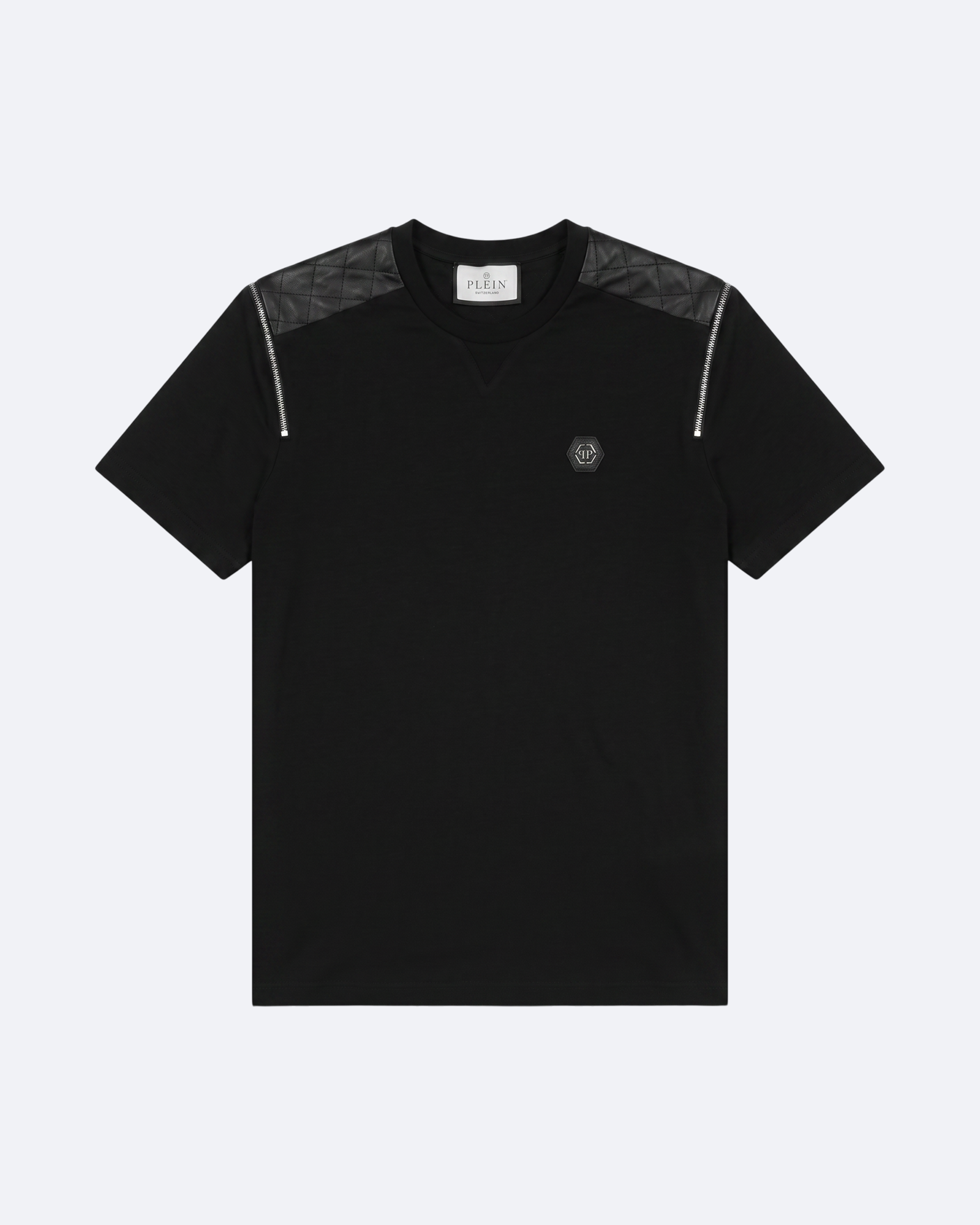 Philipp Plein - Sleeve Zip T-Shirt - Black